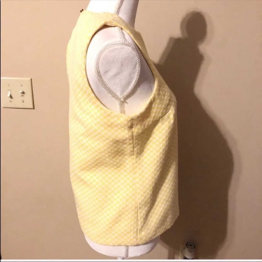 ⭐️Zara Checkered Jacquard Sleeveless Top - Picture 4 of 8